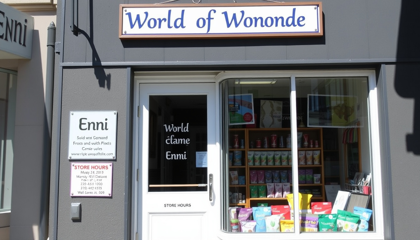 World of Wonder Enni : Store Location, Hour , and Product